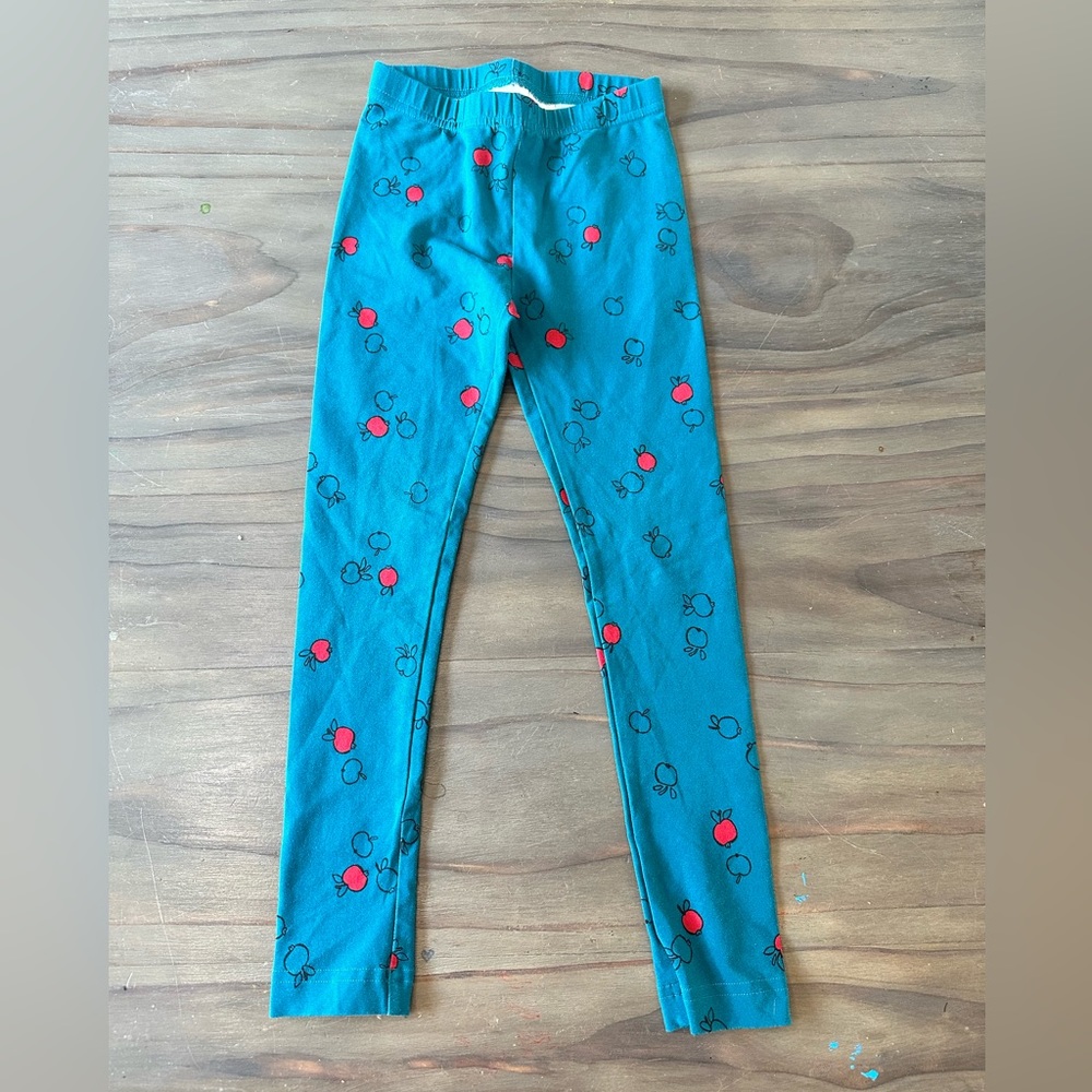 NWOT Hanna Andersson Trek teal slim leggings